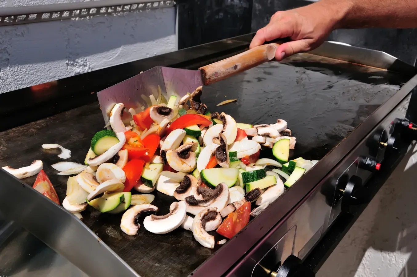 Plancha extérieure